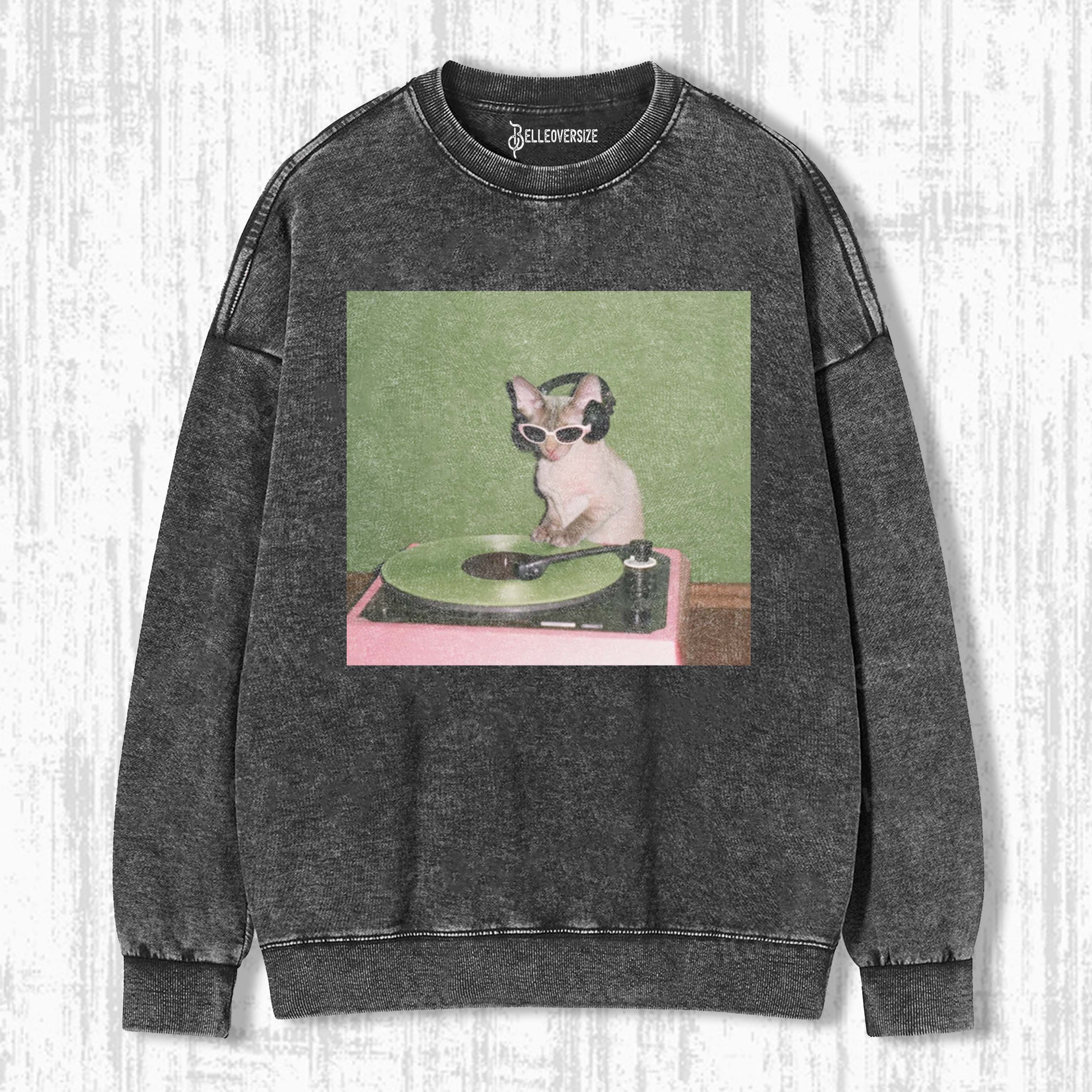 WACKY CAT SWEATSHIRTS