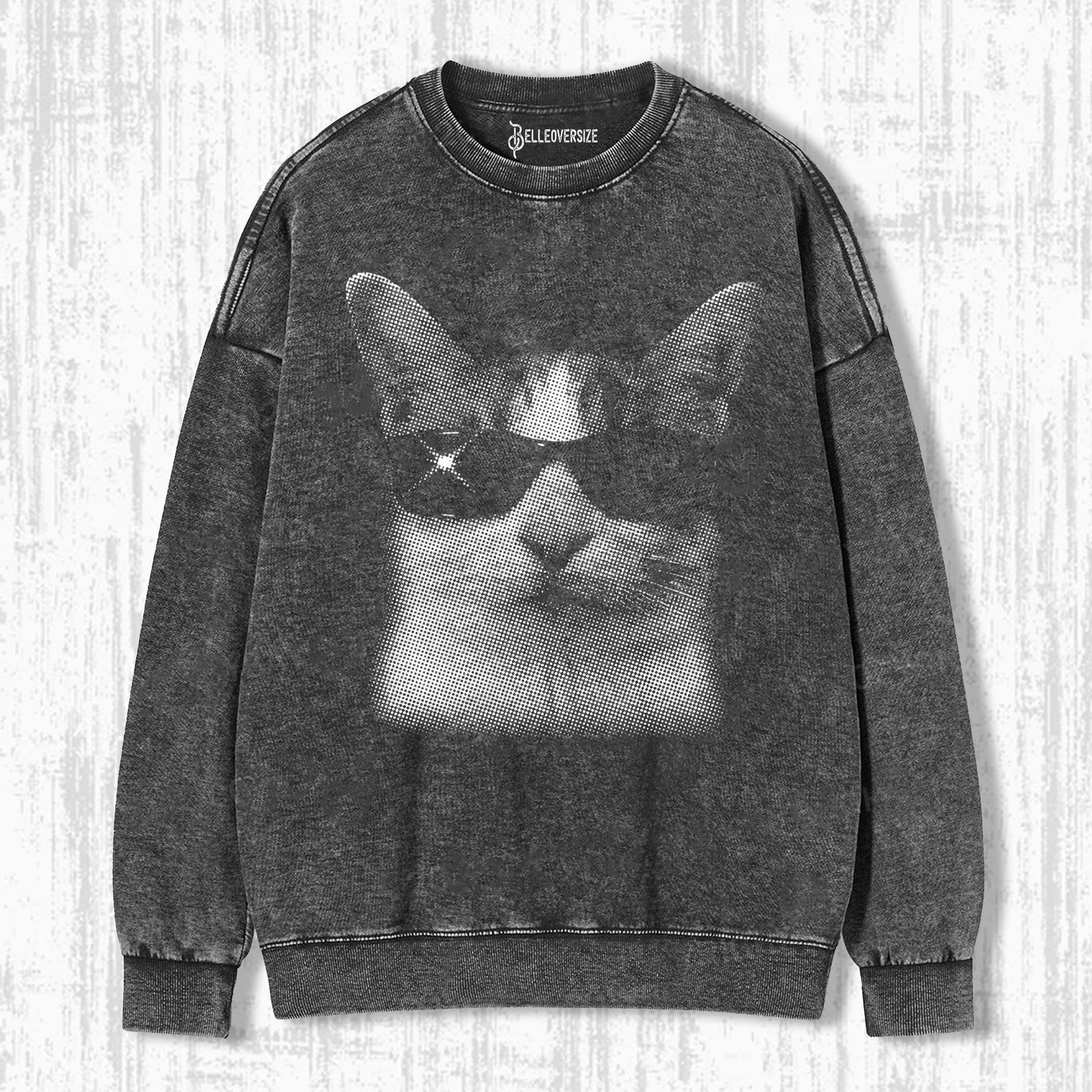 WACKY CAT SWEATSHIRTS