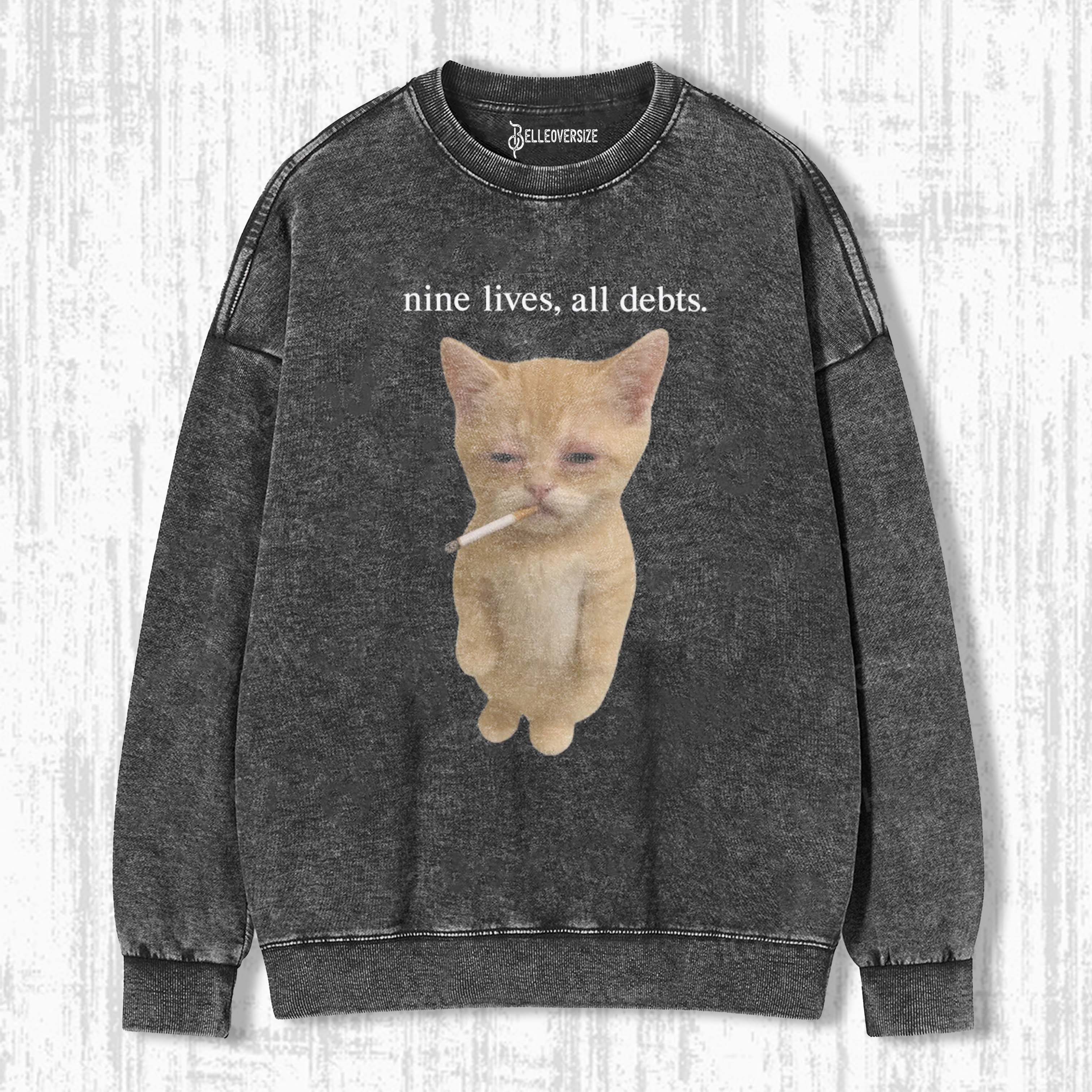 WACKY CAT SWEATSHIRTS