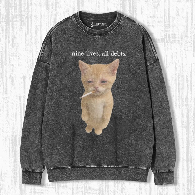 WACKY CAT SWEATSHIRTS
