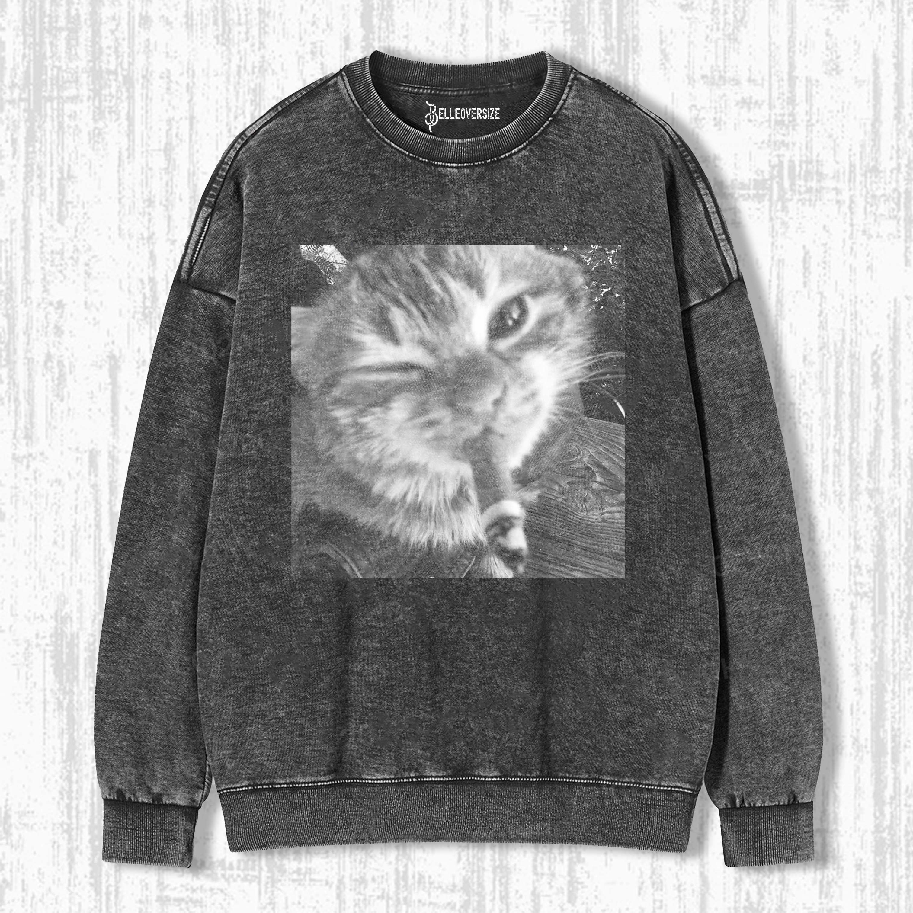 WACKY CAT SWEATSHIRTS