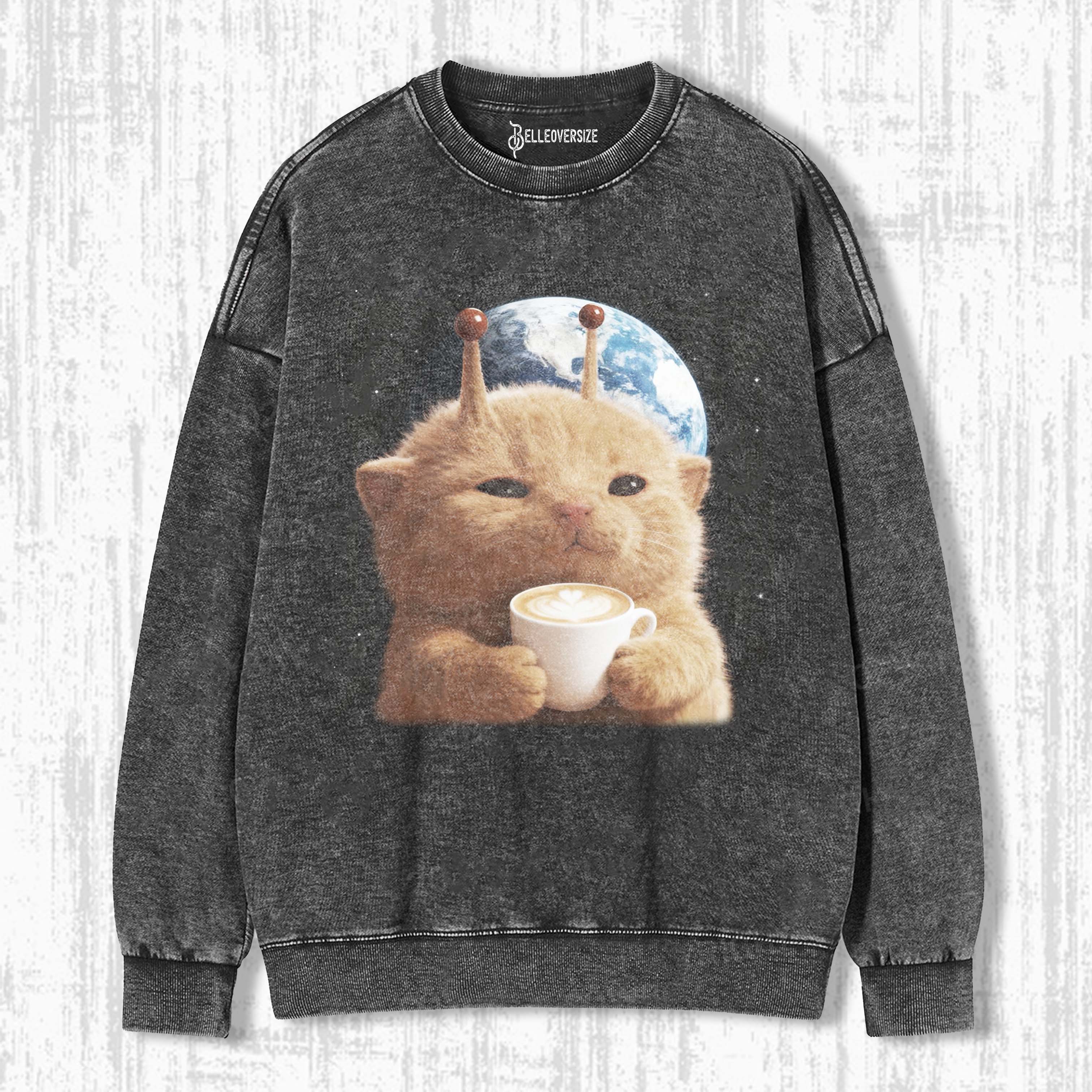 WACKY CAT SWEATSHIRTS