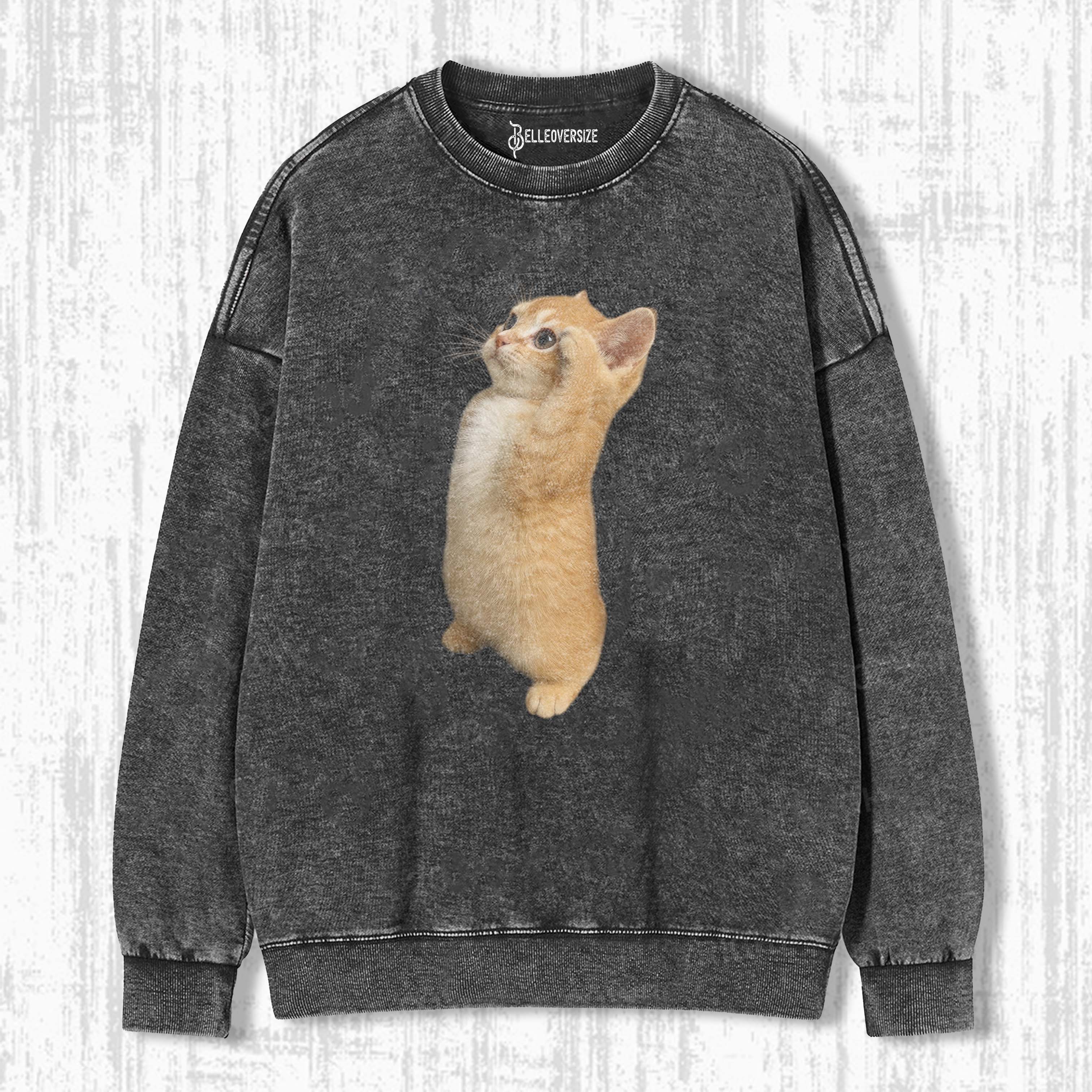 WACKY CAT SWEATSHIRTS