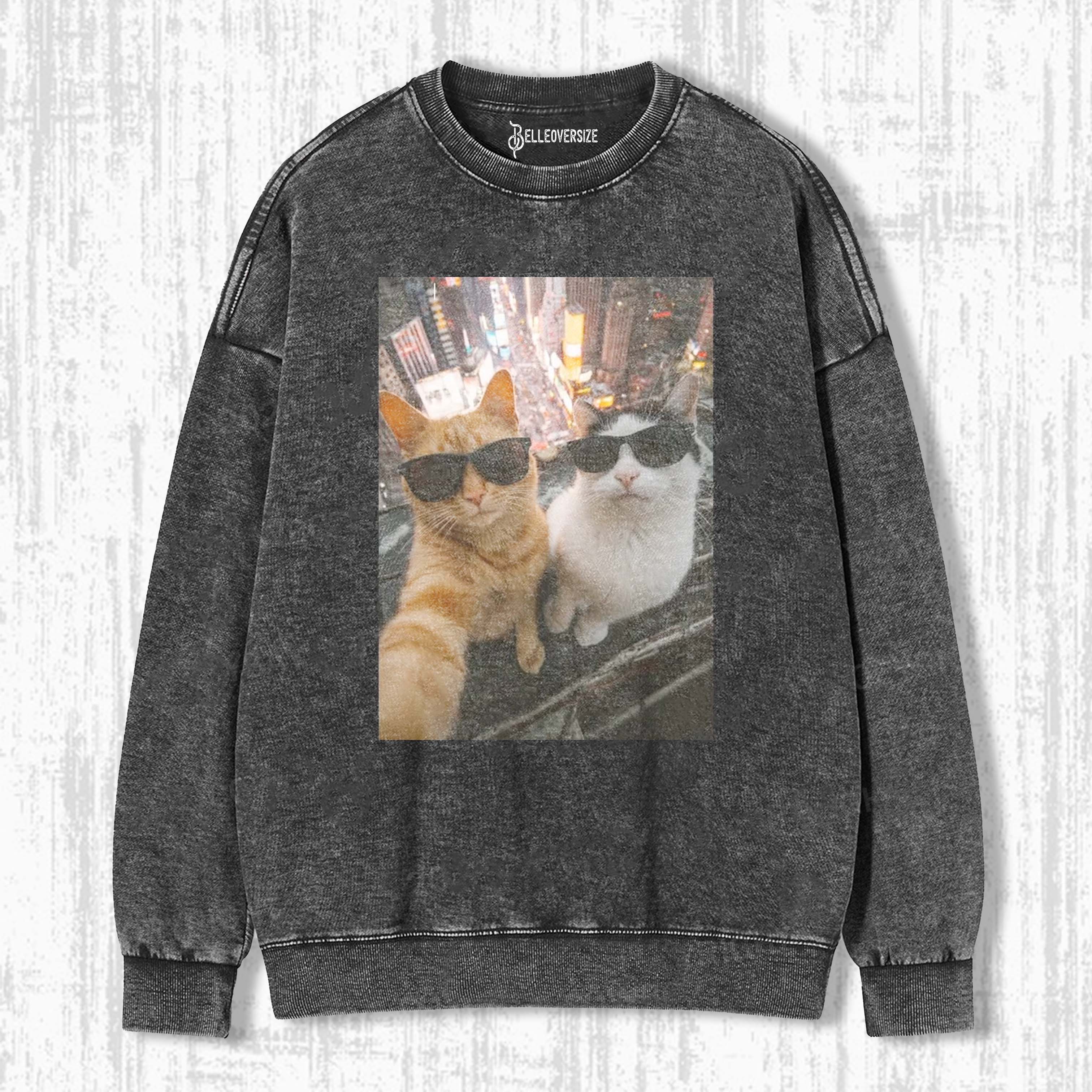 WACKY CAT SWEATSHIRTS