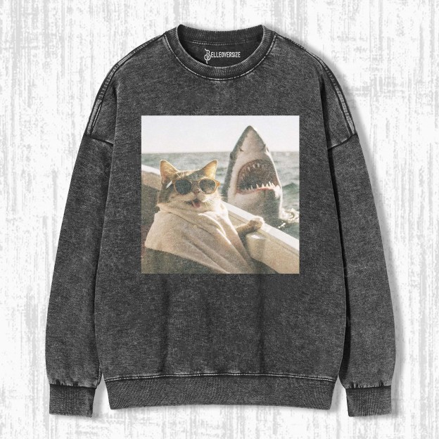 WACKY CAT SWEATSHIRTS
