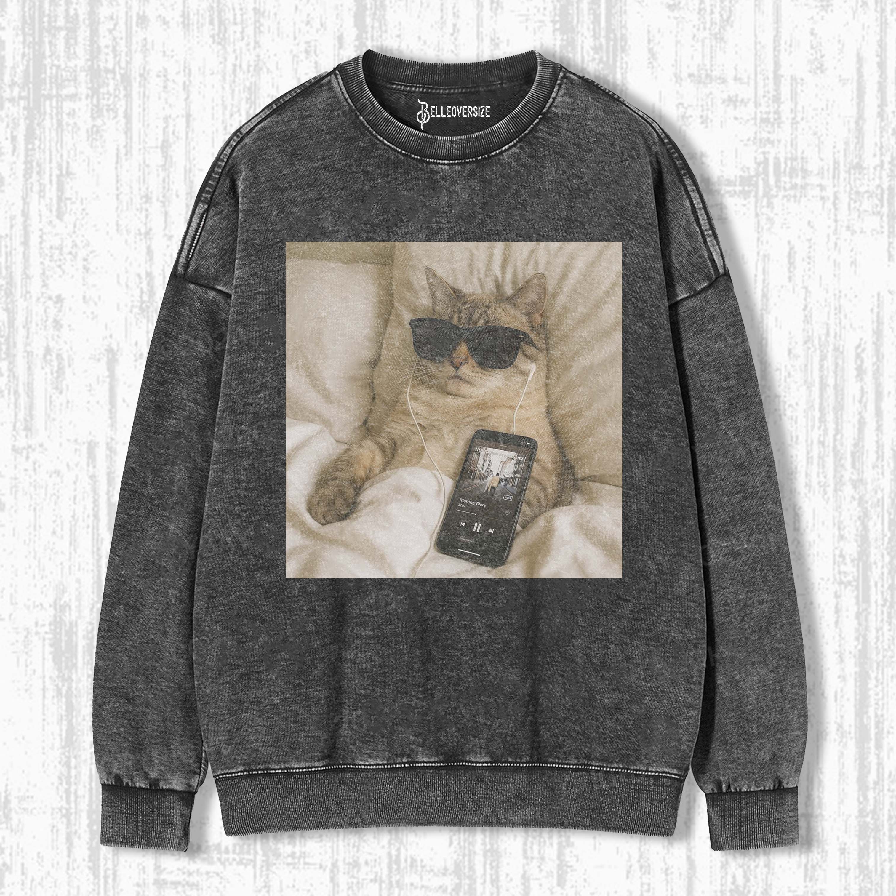 WACKY CAT SWEATSHIRTS