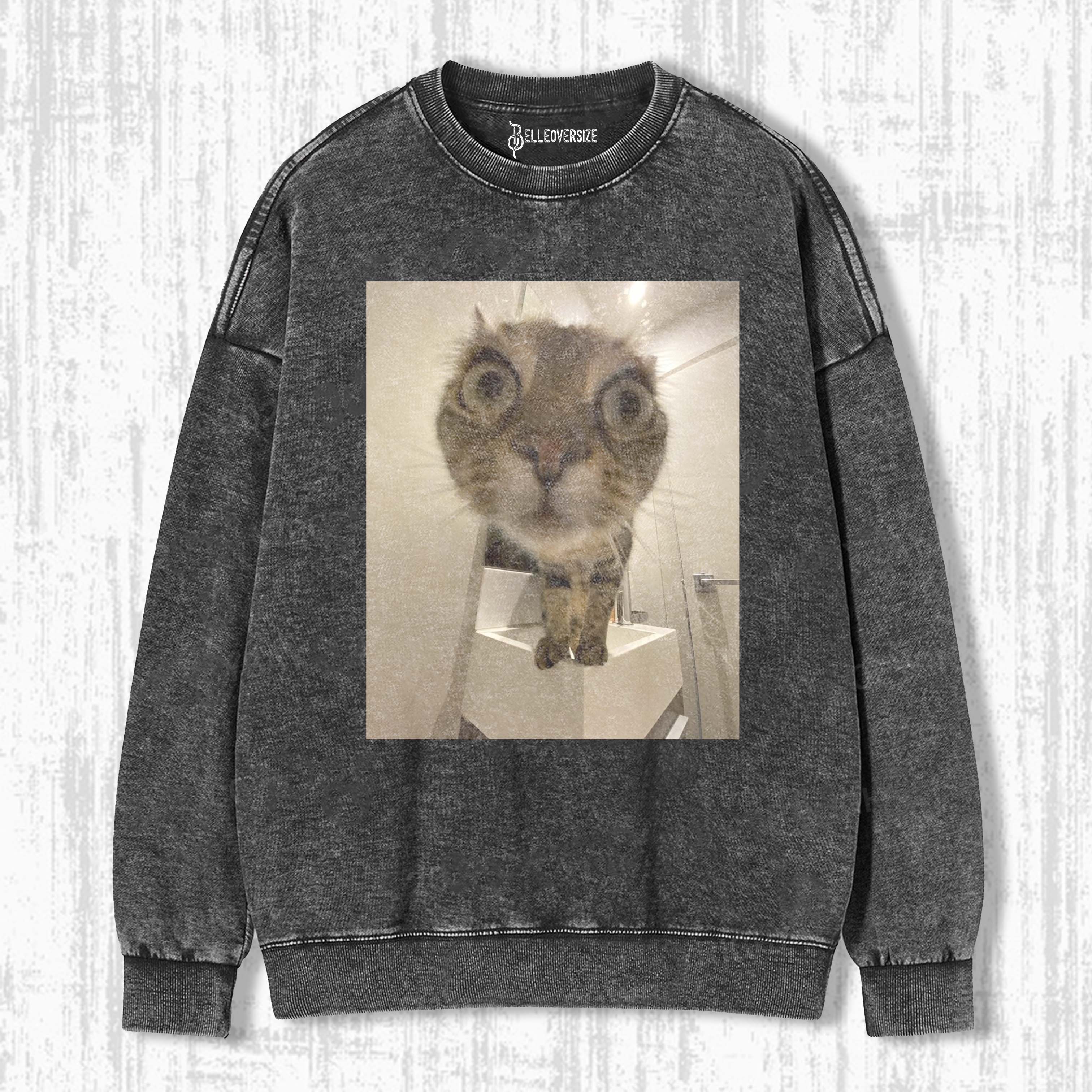 WACKY CAT SWEATSHIRTS