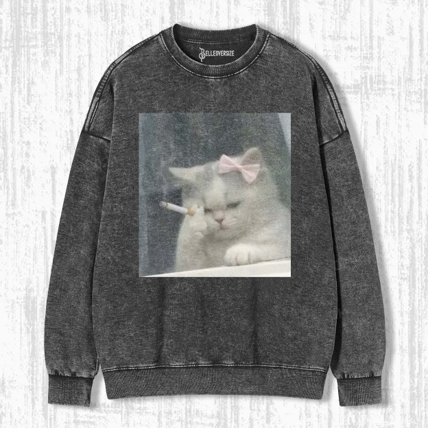 WACKY CAT SWEATSHIRTS 