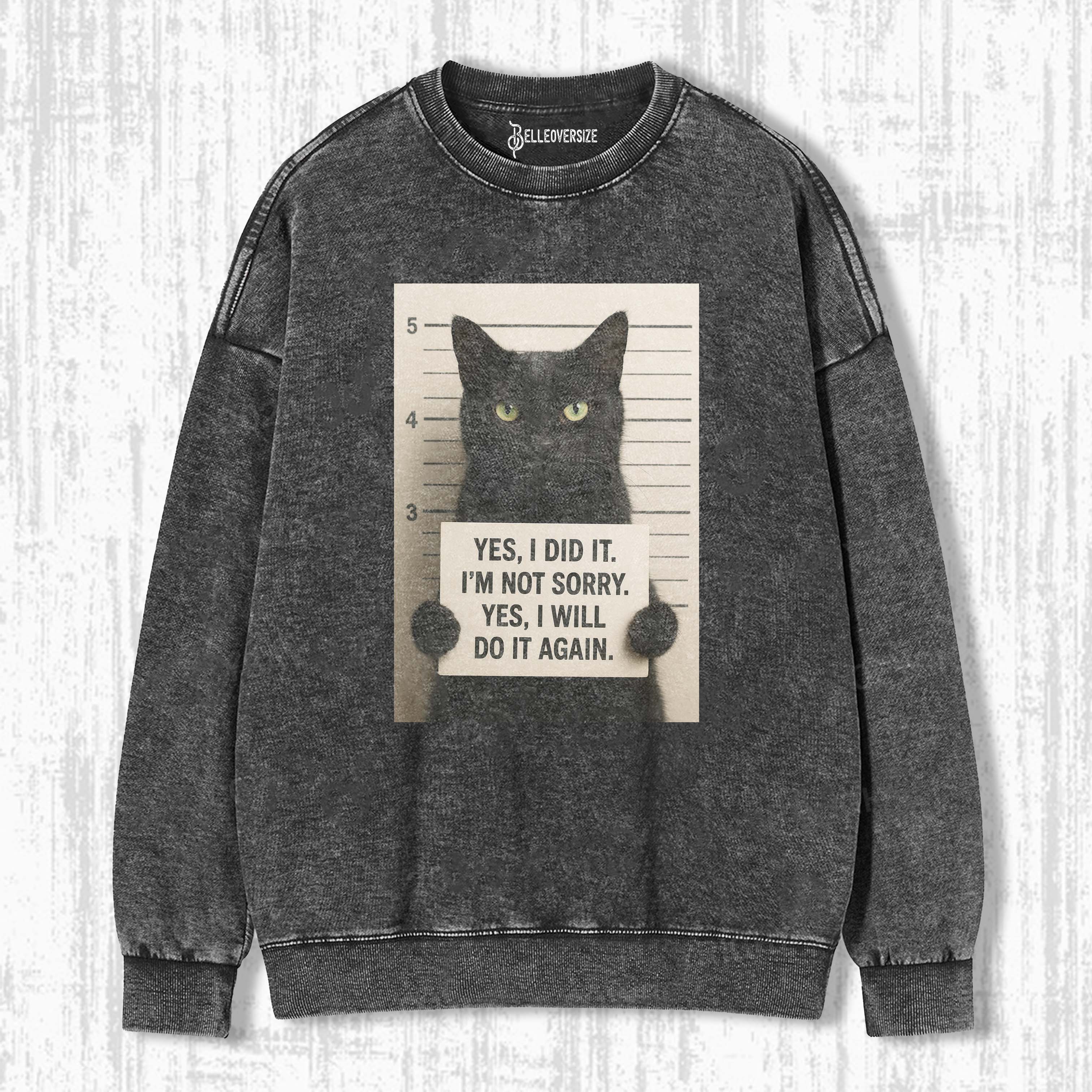 WACKY CAT SWEATSHIRTS 