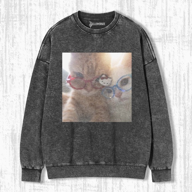 WACKY CAT SWEATSHIRTS 
