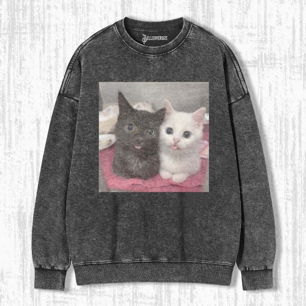 WACKY CAT SWEATSHIRTS 