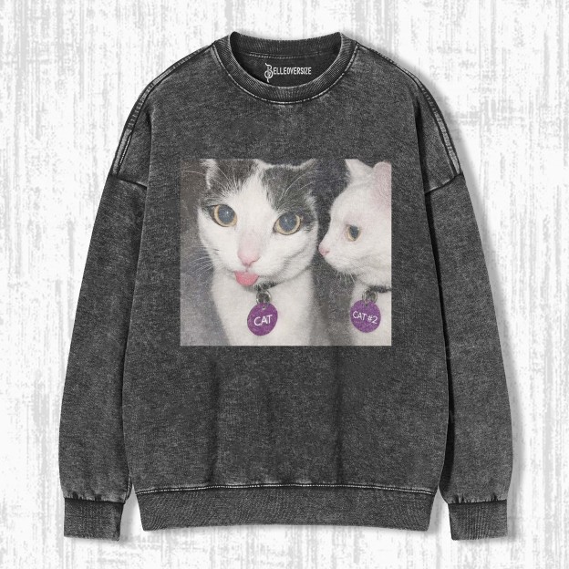 WACKY CAT SWEATSHIRTS 