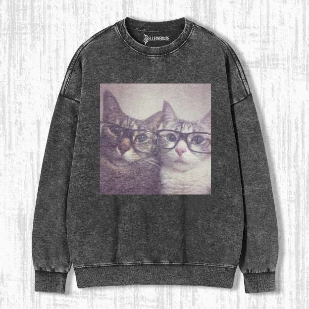 WACKY CAT SWEATSHIRTS 