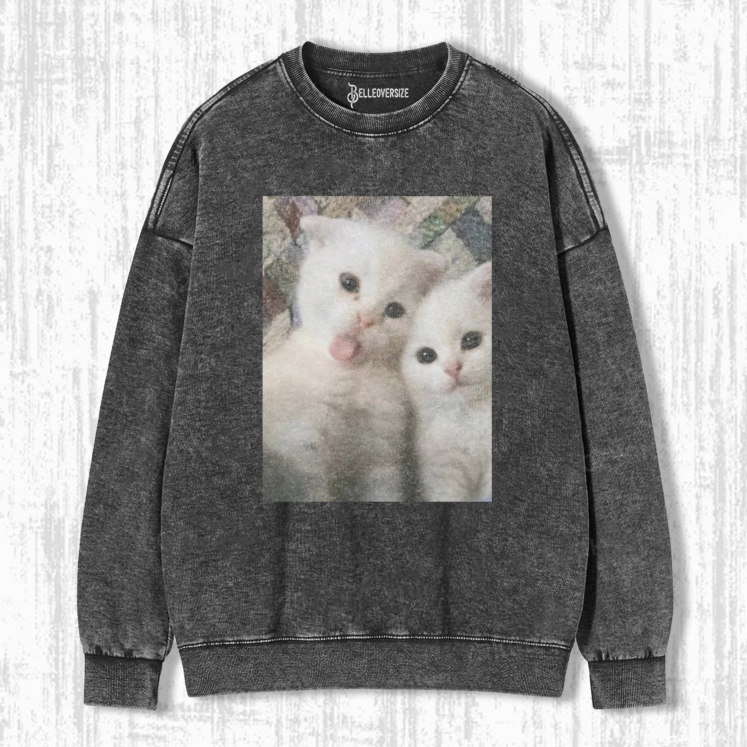 WACKY CAT SWEATSHIRTS 