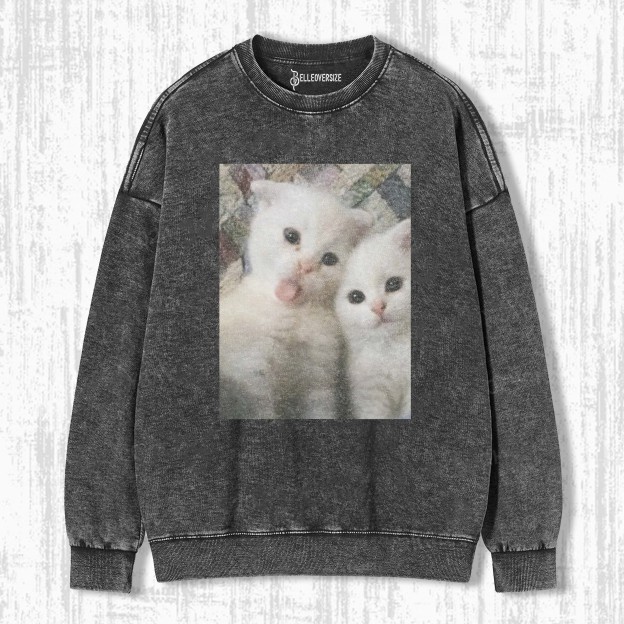 WACKY CAT SWEATSHIRTS 