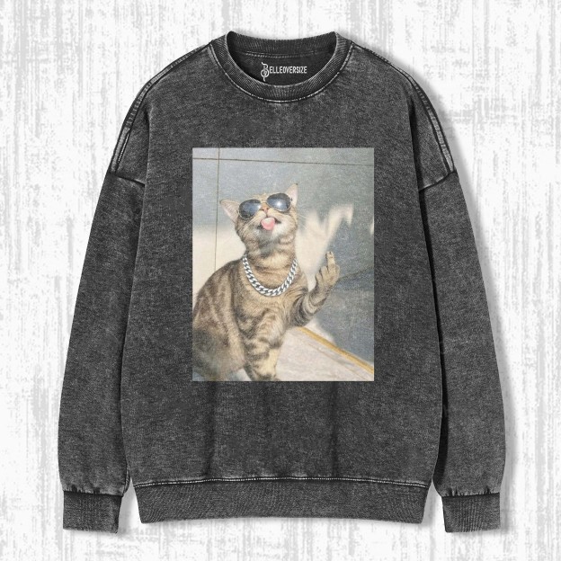WACKY CAT SWEATSHIRTS 