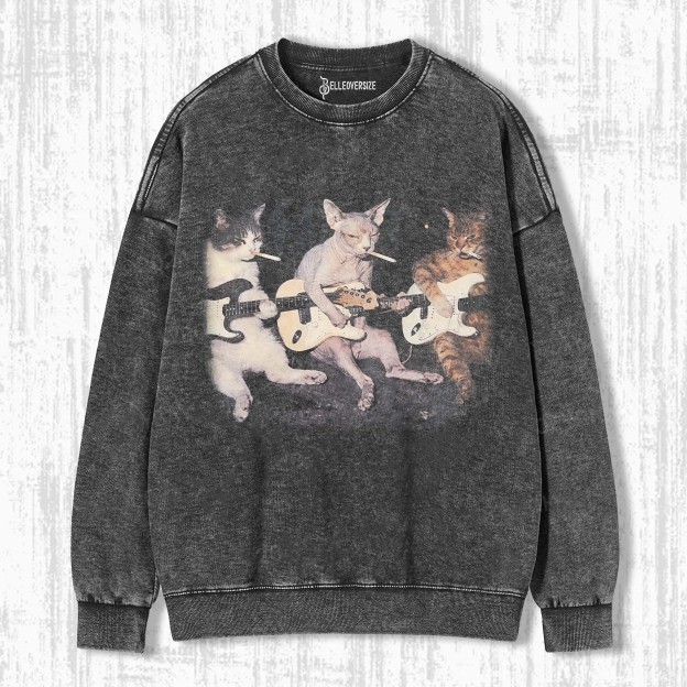 WACKY CAT SWEATSHIRTS