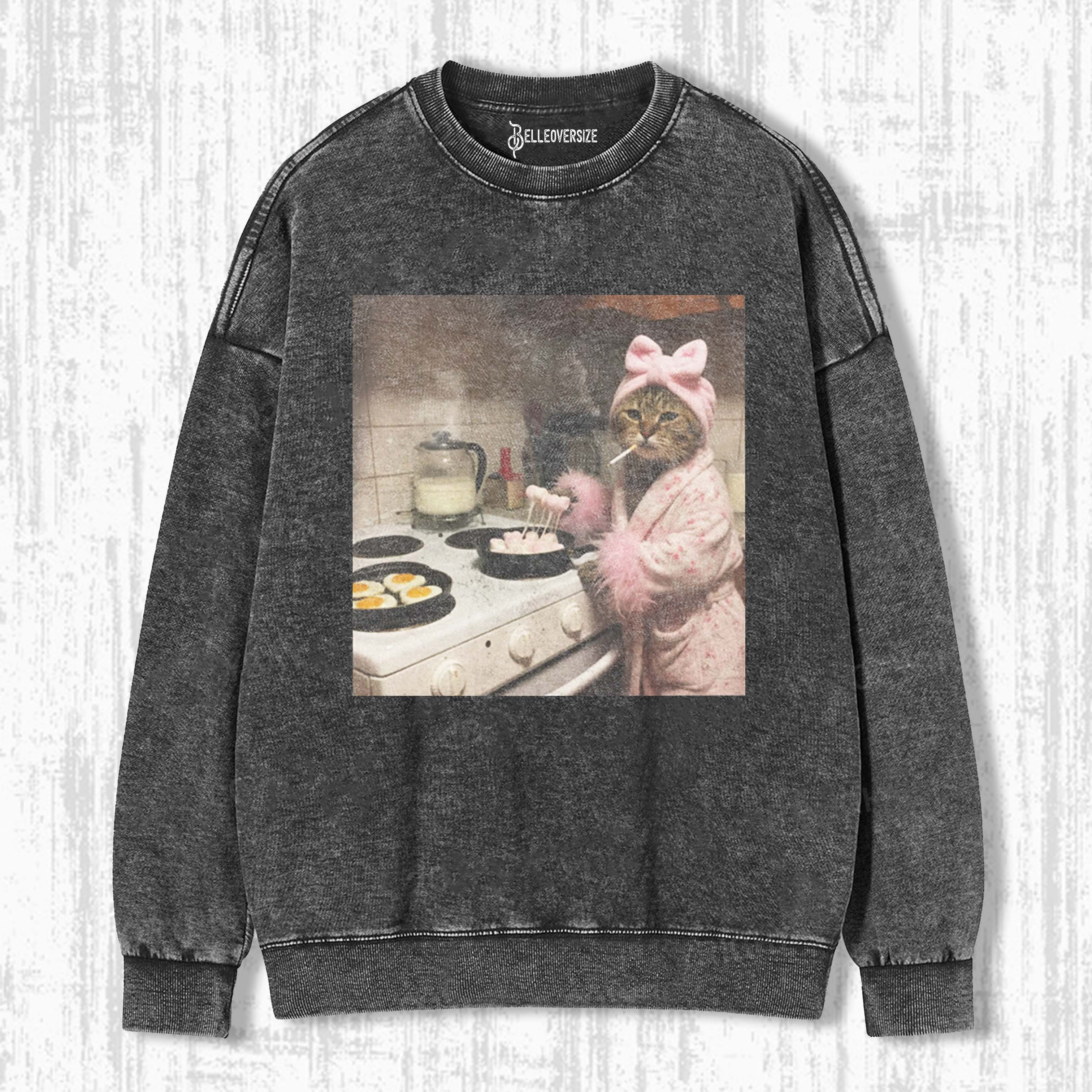 WACKY CAT SWEATSHIRTS