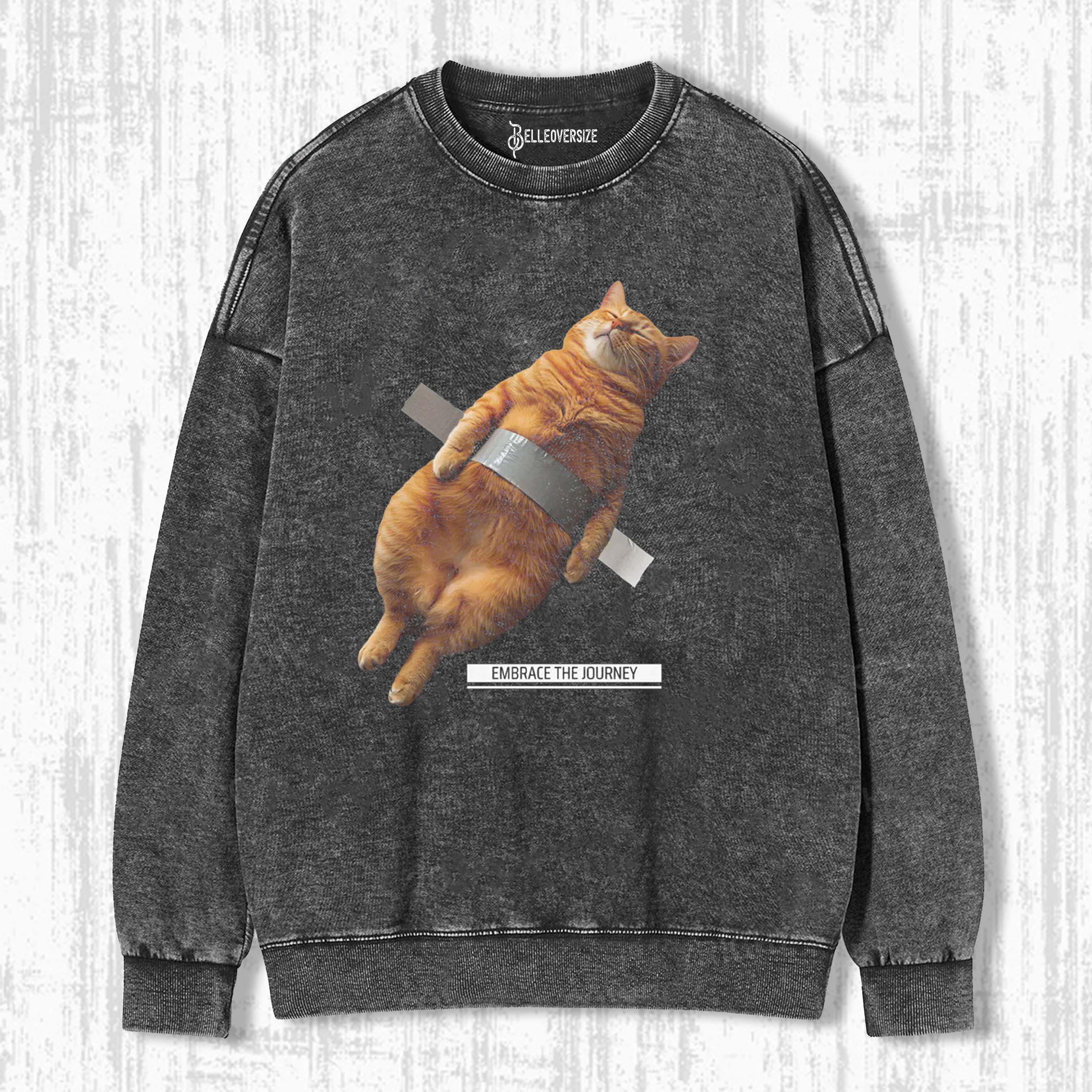 WACKY CAT SWEATSHIRTS