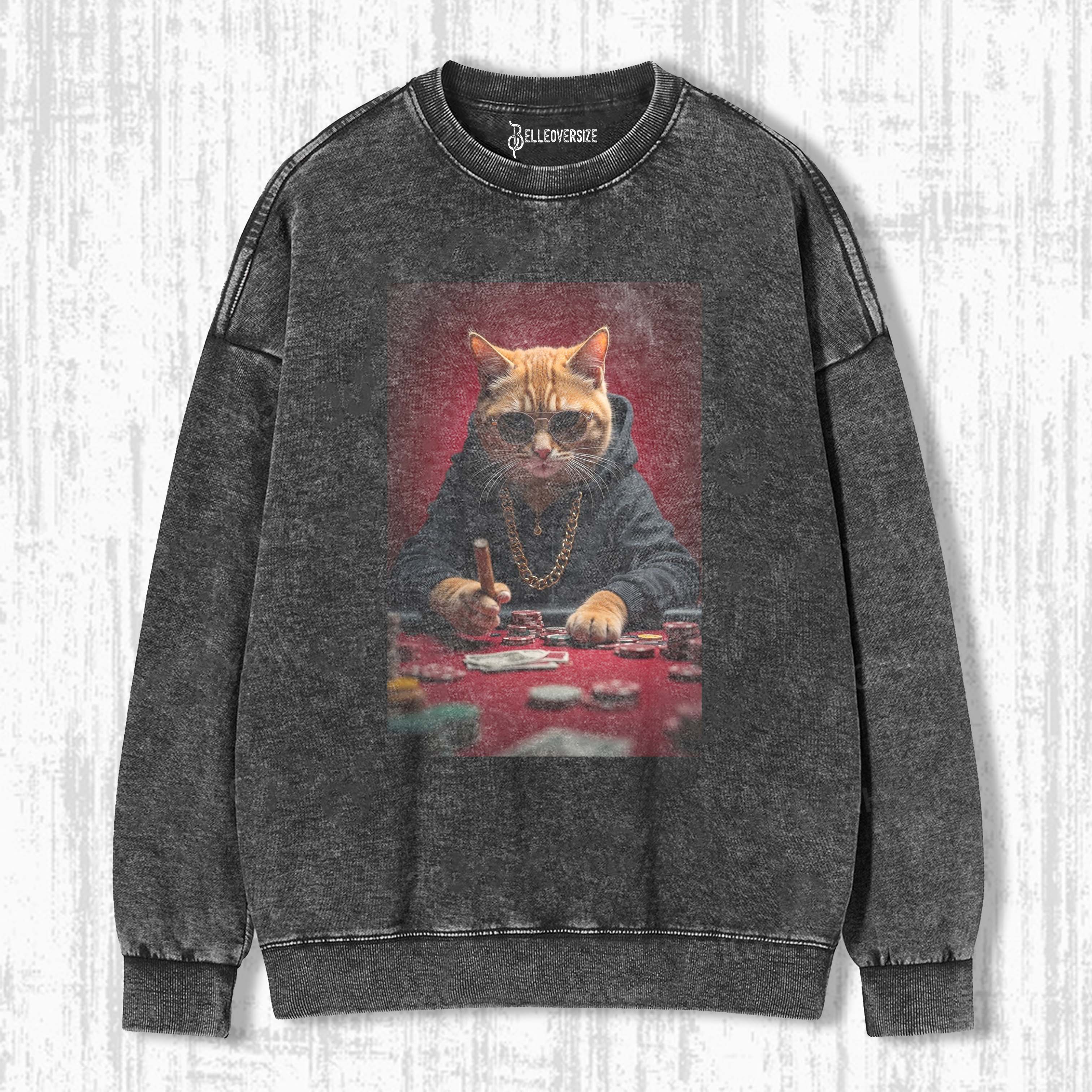 WACKY CAT SWEATSHIRTS