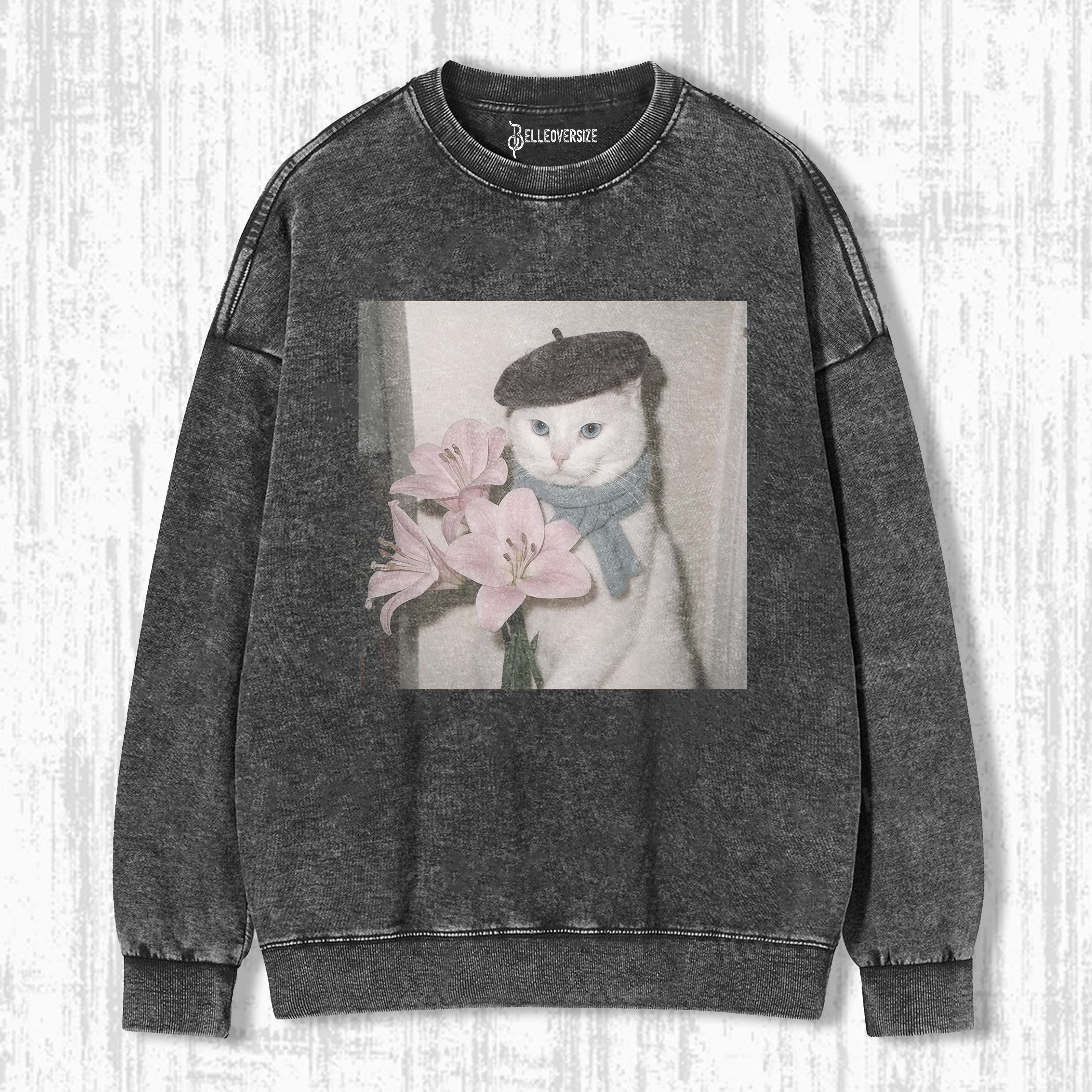 WACKY CAT SWEATSHIRTS 