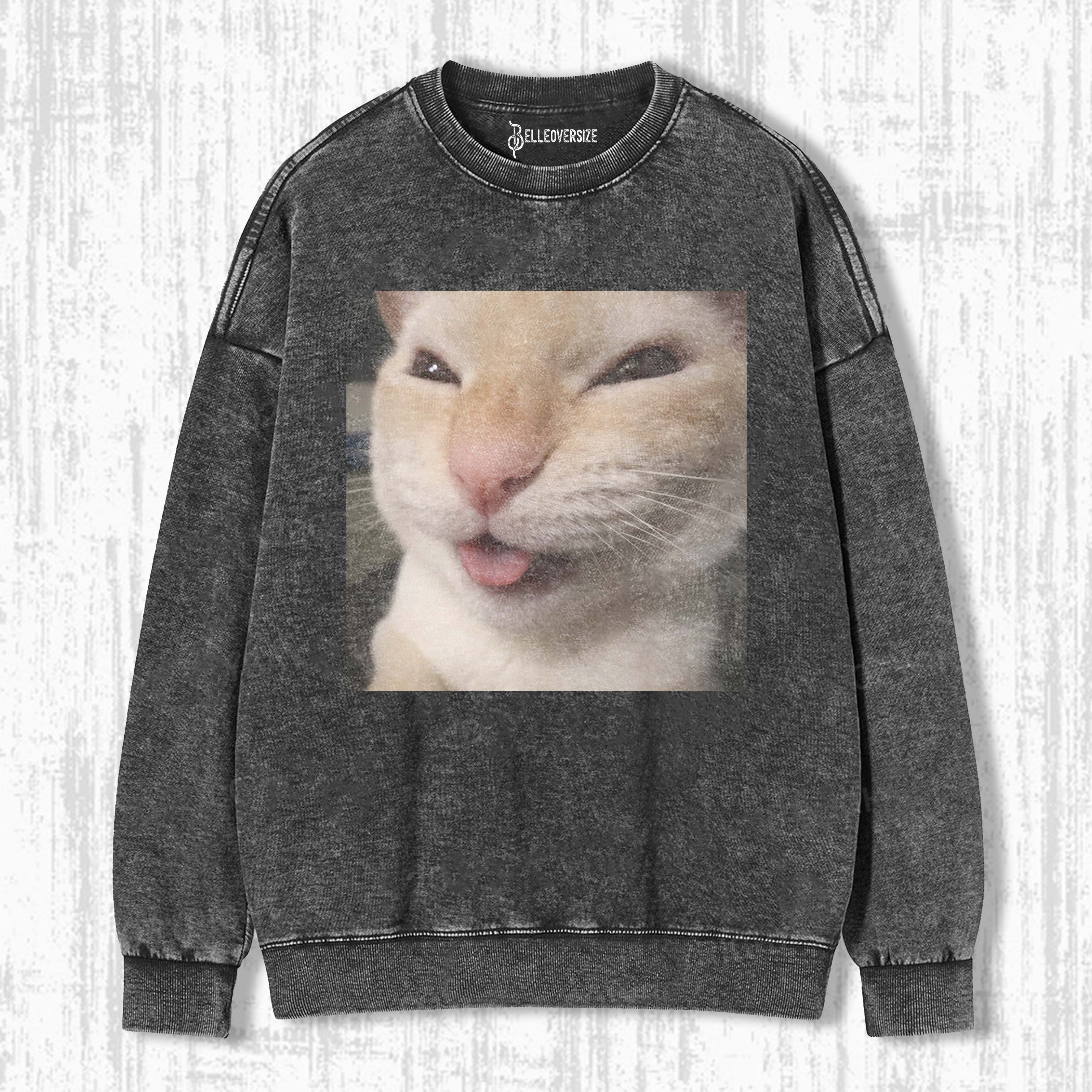 WACKY CAT SWEATSHIRTS 