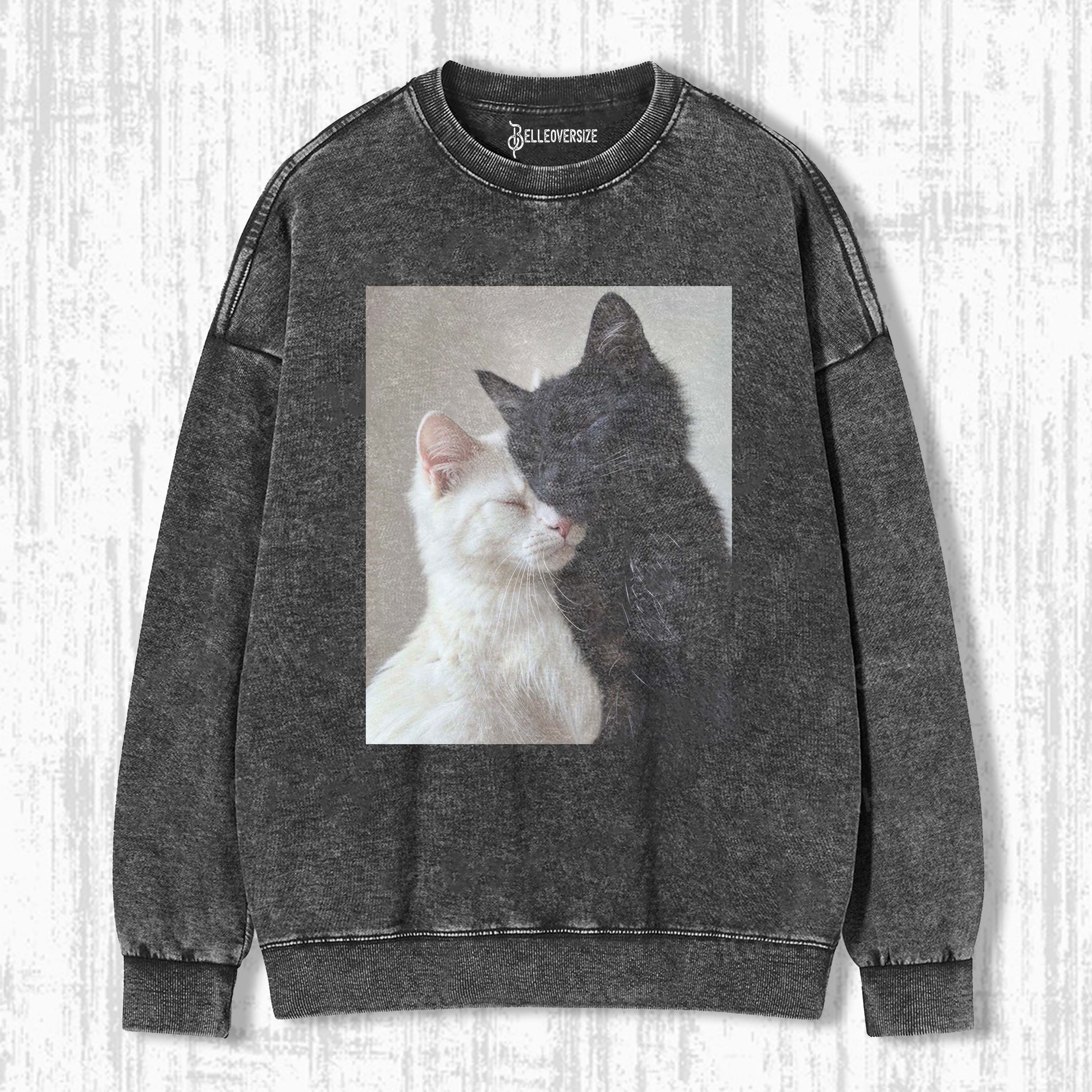 WACKY CAT SWEATSHIRTS 