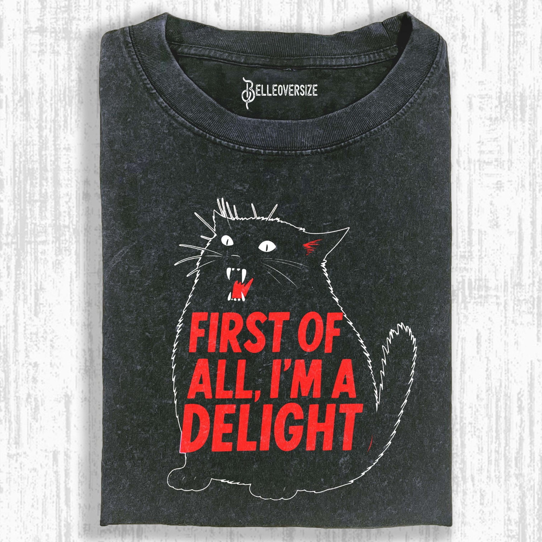 WACKY CAT T-SHIRT