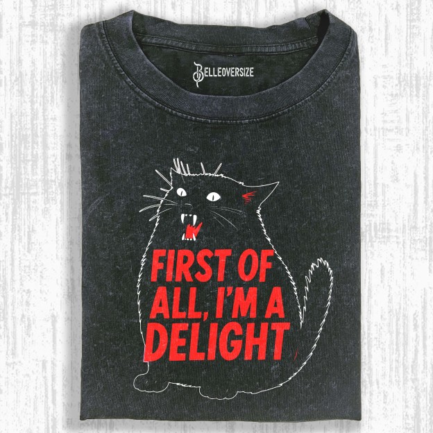 WACKY CAT T-SHIRT