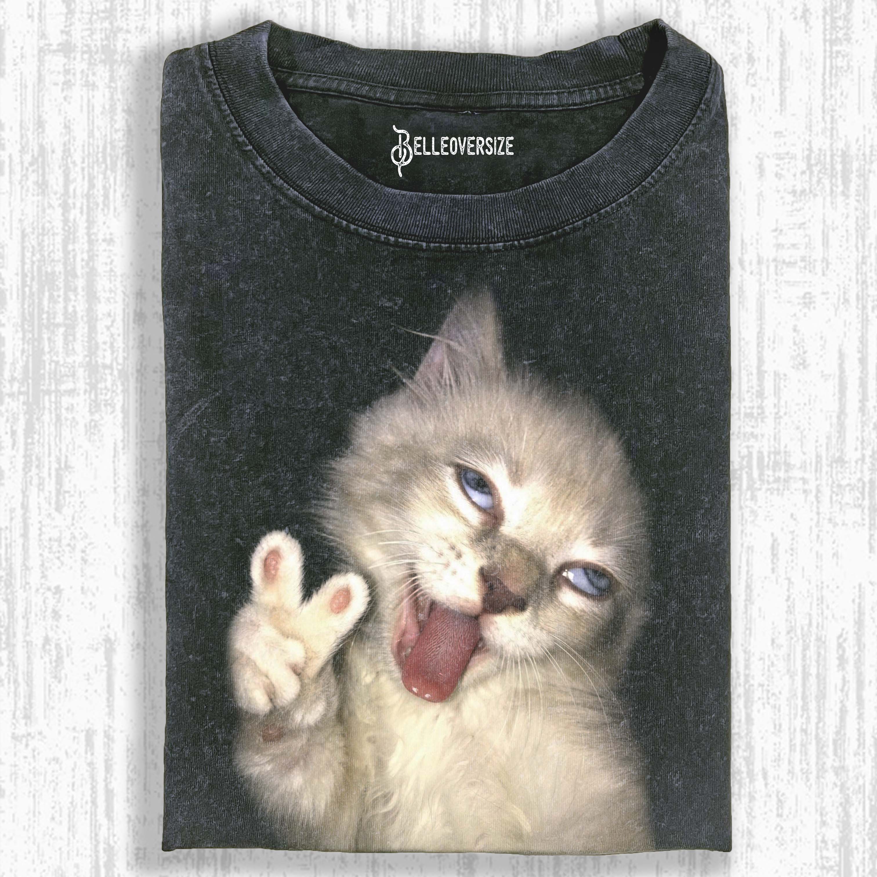 WACKY CAT T-SHIRT