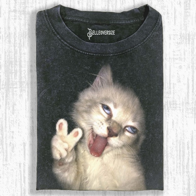 WACKY CAT T-SHIRT