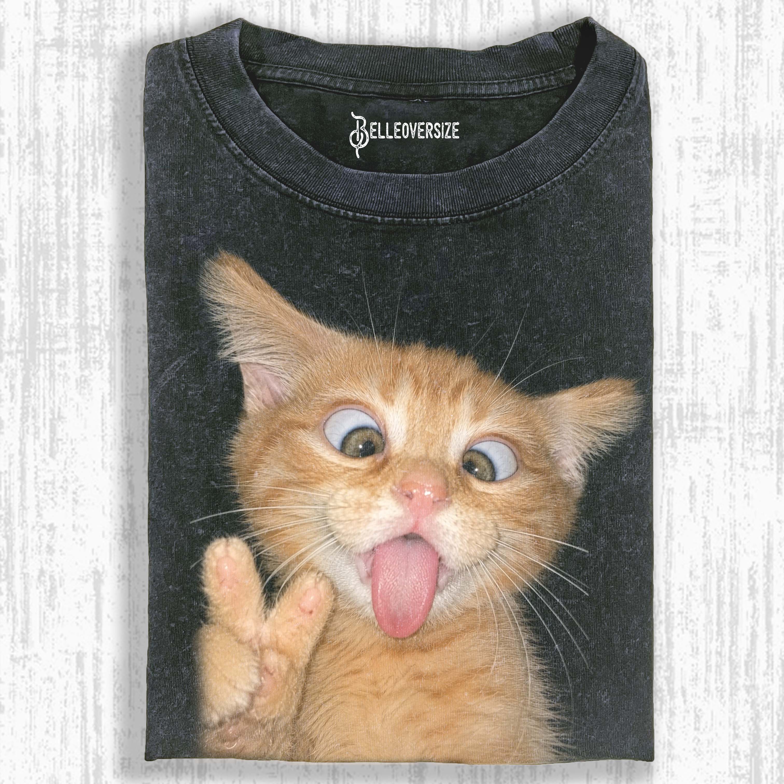 WACKY CAT T-SHIRT