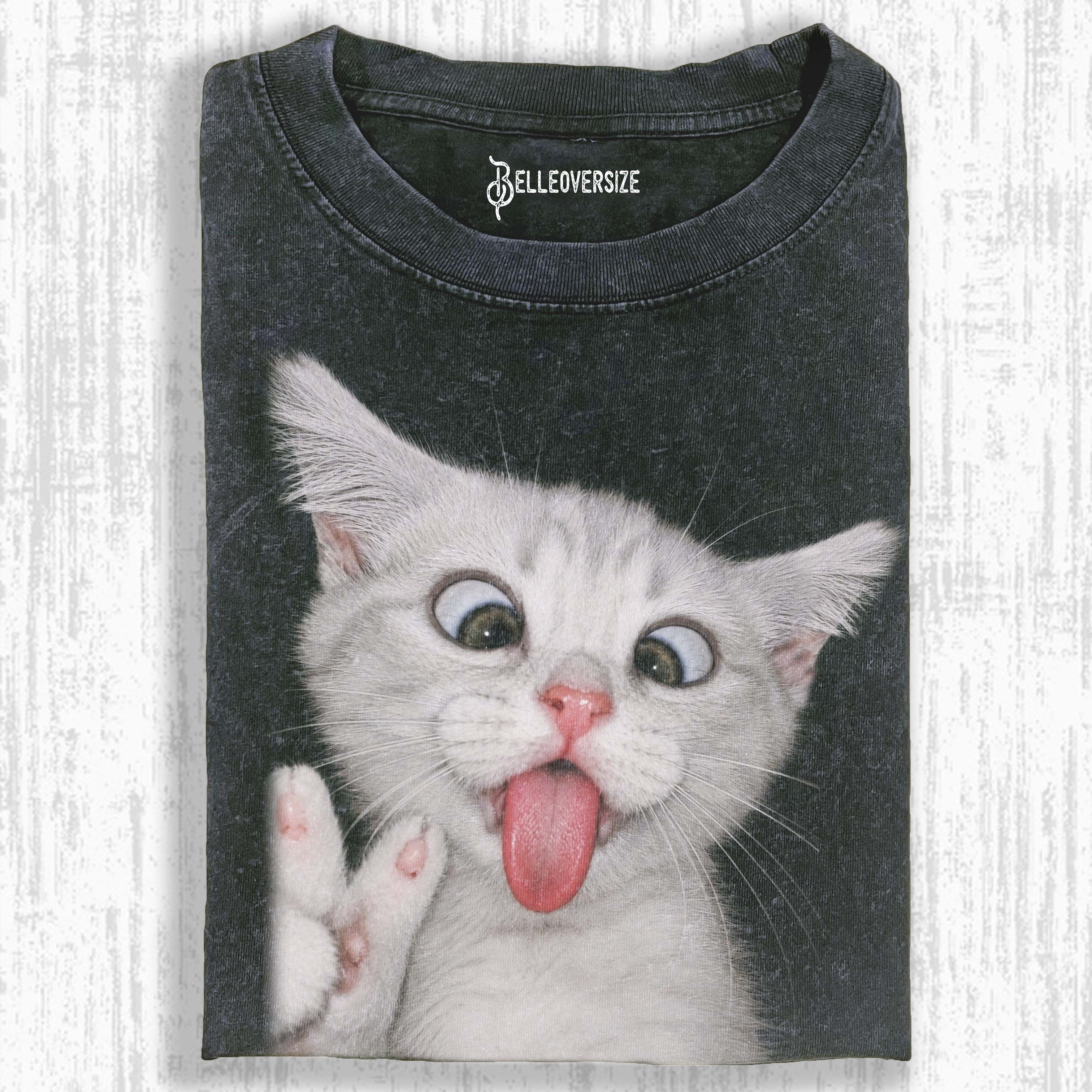 WACKY CAT T-SHIRT