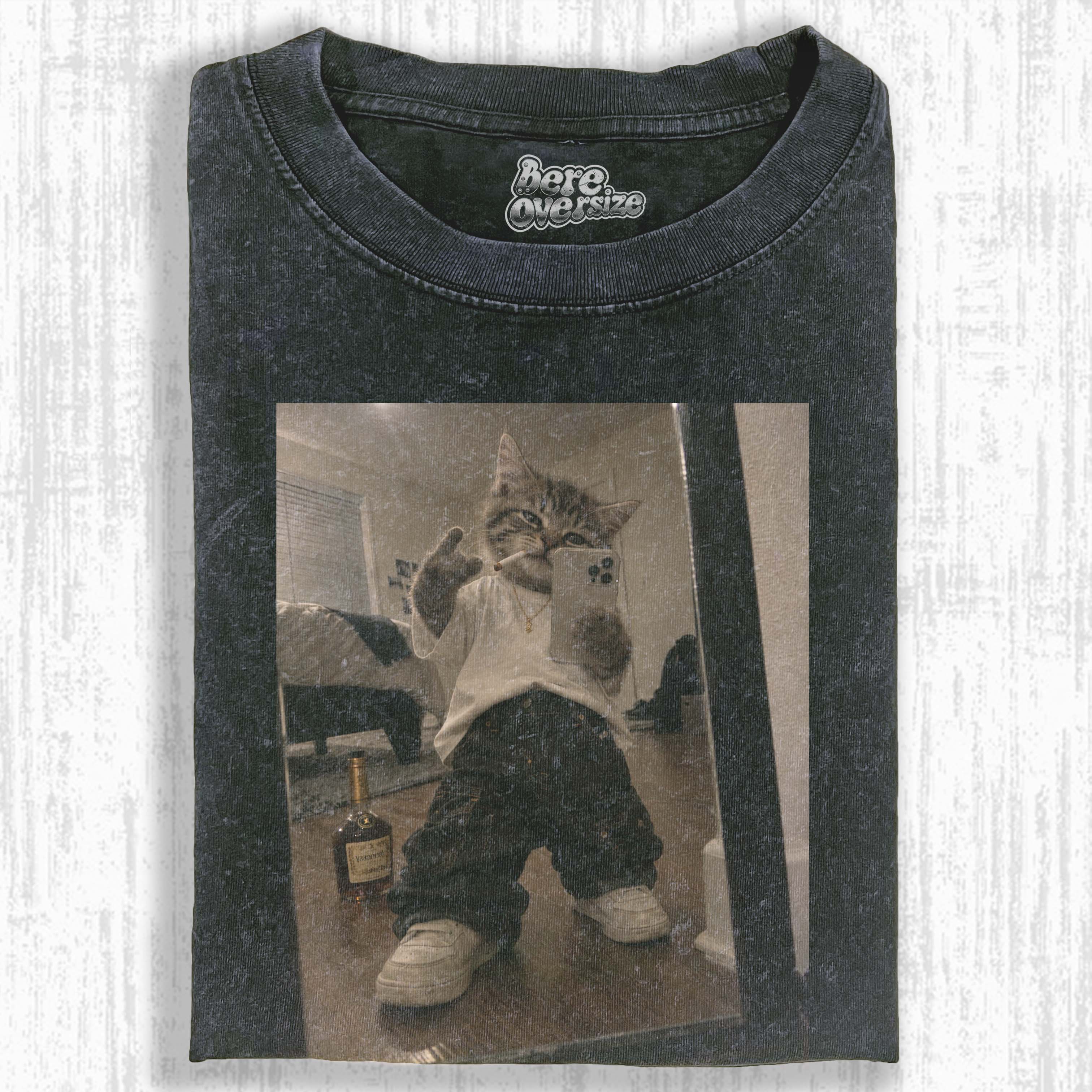 WACKY CAT T-SHIRT 