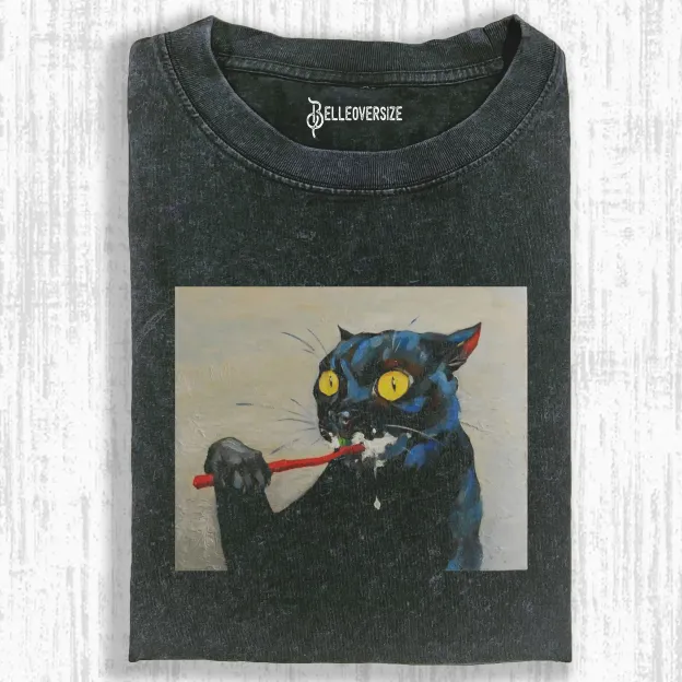 WACKY CAT  T-SHIRT