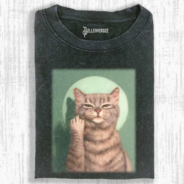 WACKY CAT  T-SHIRT