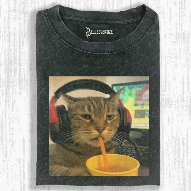 WACKY CAT  T-SHIRT