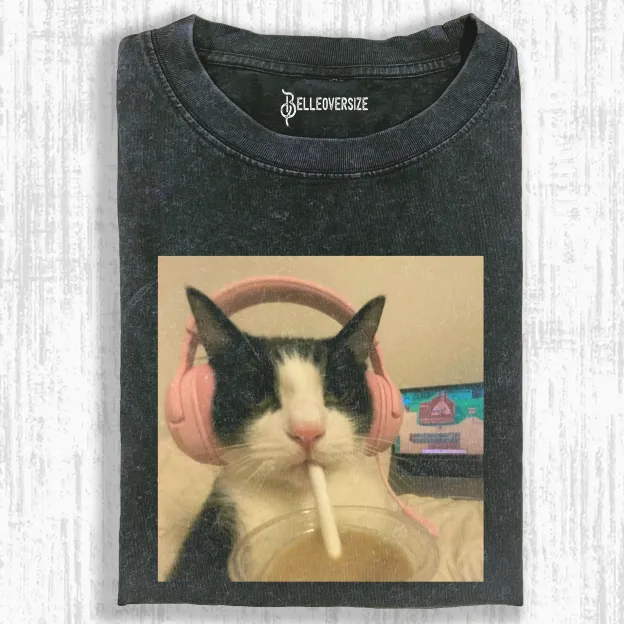 WACKY CAT  T-SHIRT