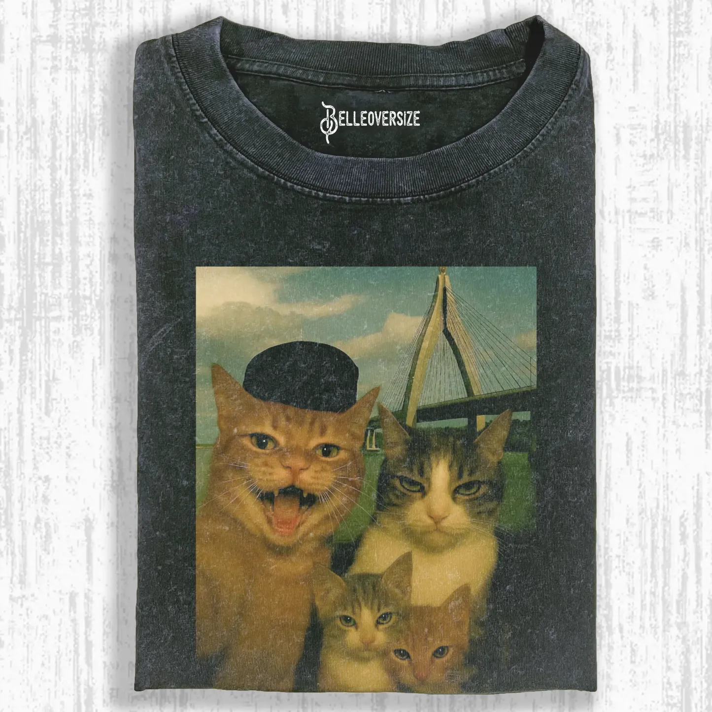 WACKY CAT T-SHIRT