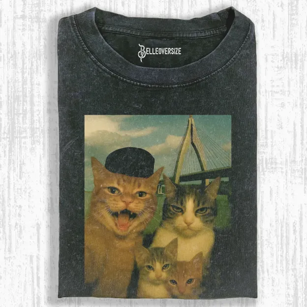 WACKY CAT  T-SHIRT