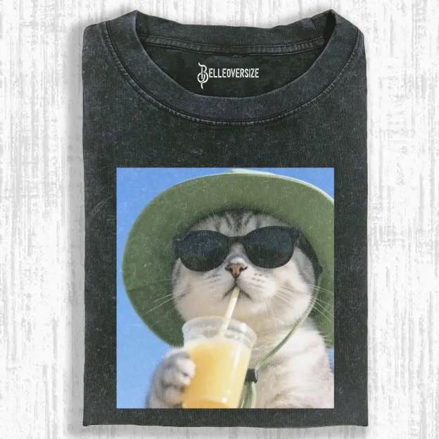 WACKY CAT  T-SHIRT
