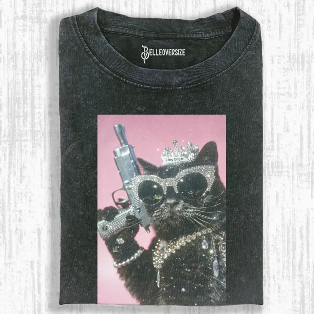 WACKY CAT  T-SHIRT
