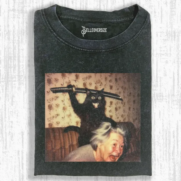 WACKY CAT T-SHIRT