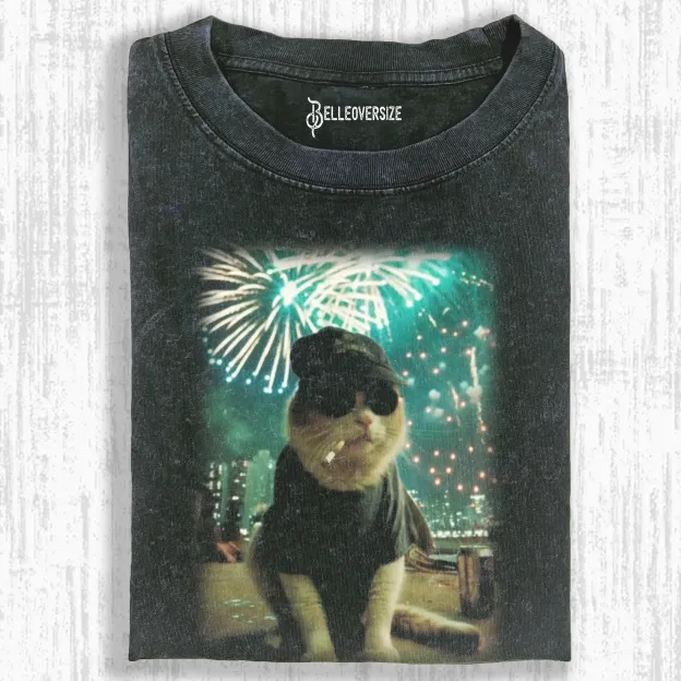 WACKY CAT  T-SHIRT
