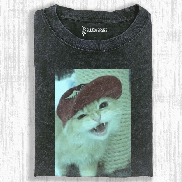 WACKY CAT  T-SHIRT