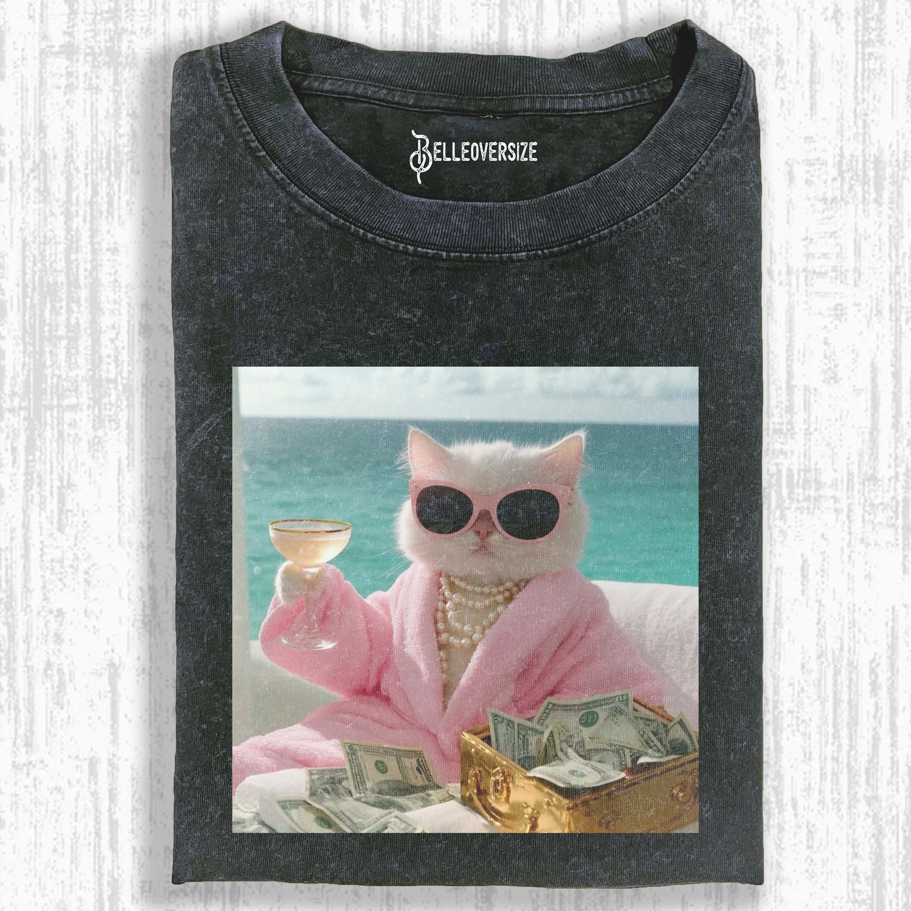 WACKY CAT  T-SHIRT
