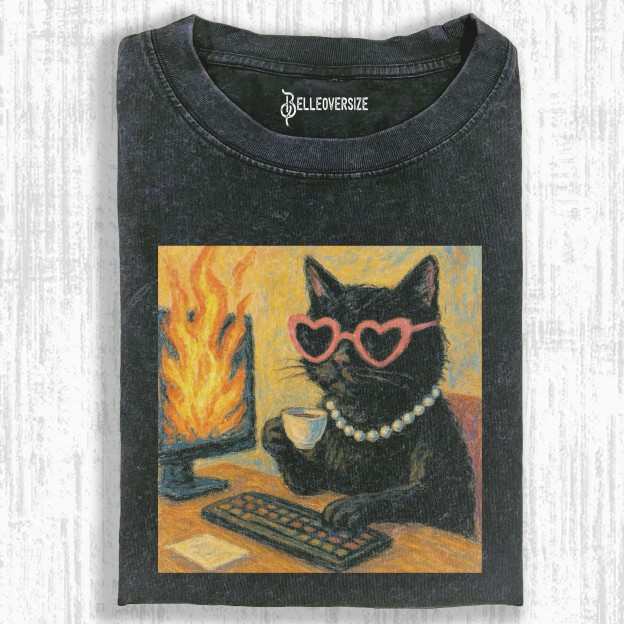 WACKY CAT T-SHIRT