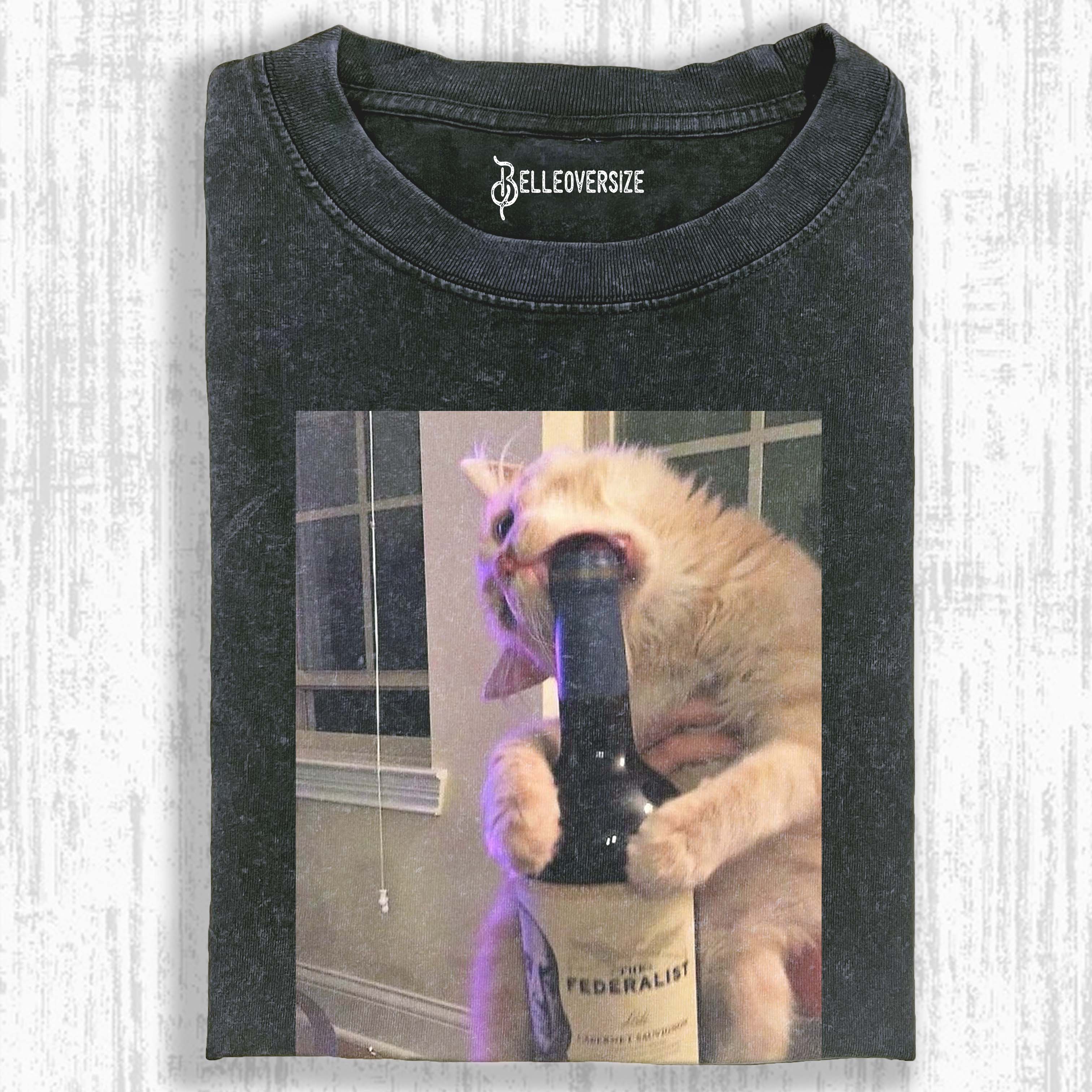 WACKY CAT  T-SHIRT