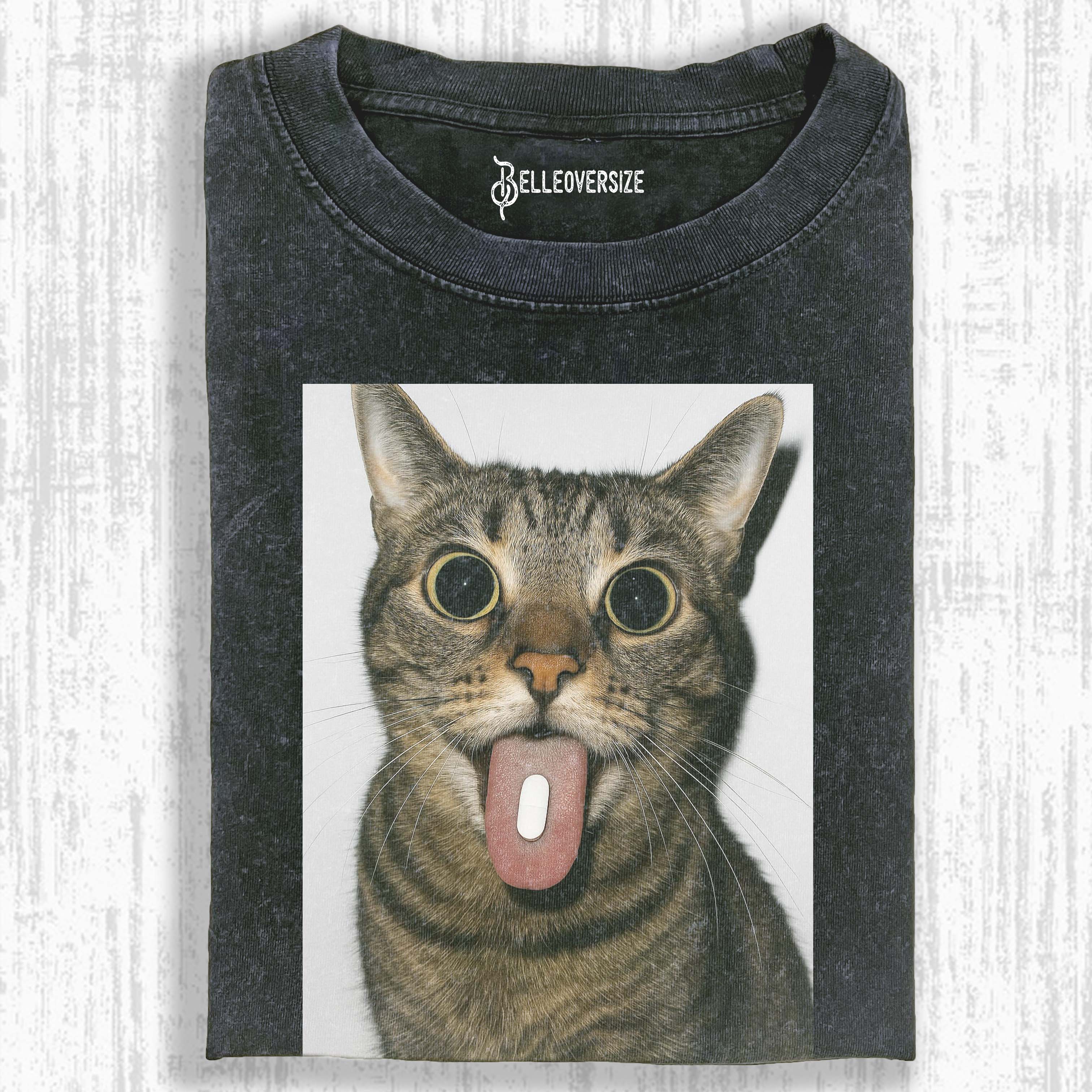 WACKY CAT T-SHIRT