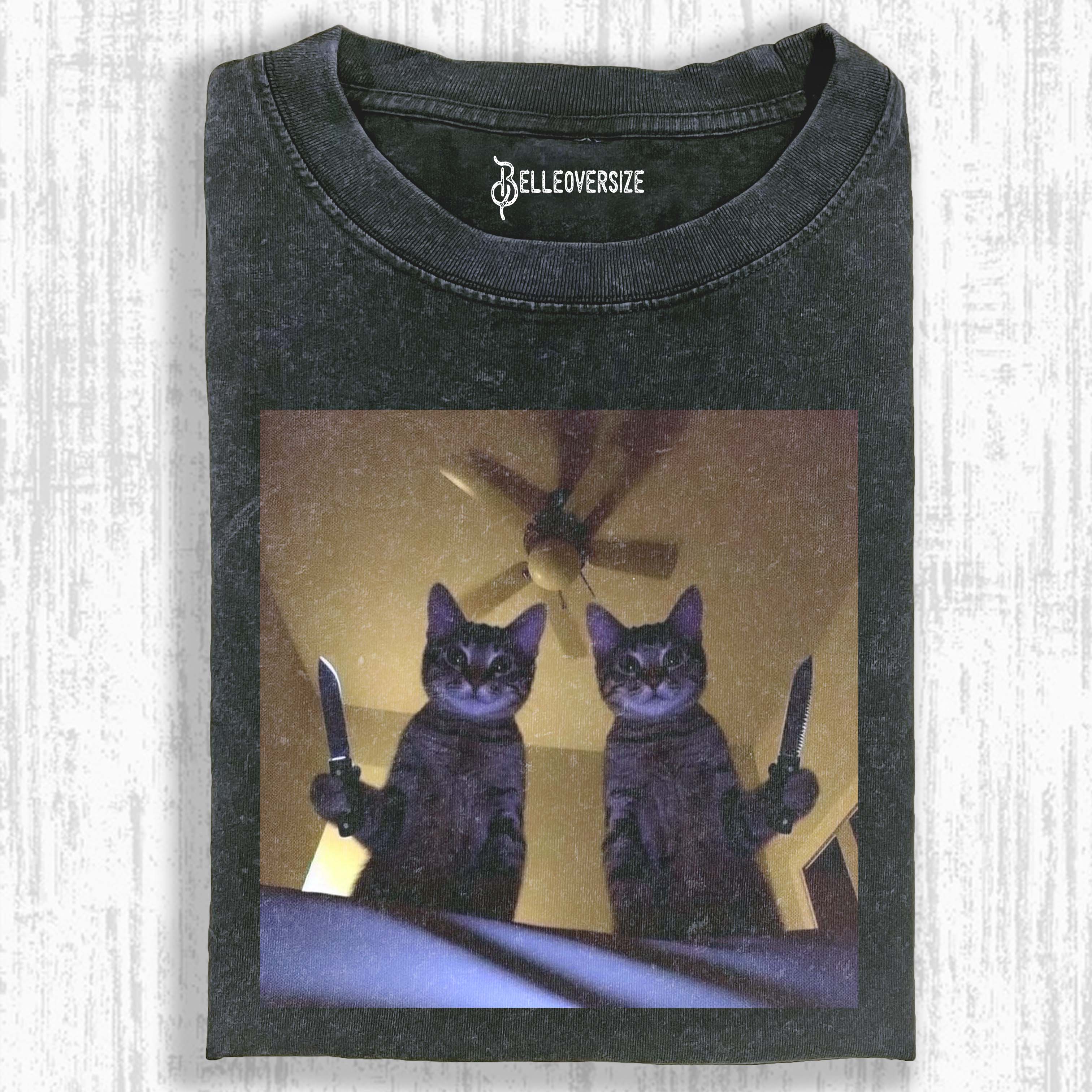 WACKY CAT  T-SHIRT